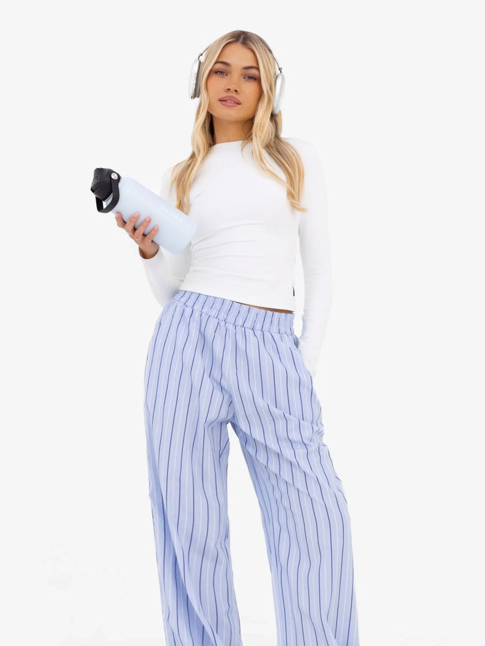 Noa Stripe Trousers - Blue Stripe
