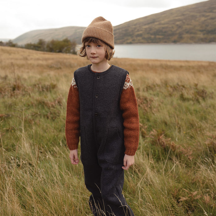 Norse Baby & Kids Sweater - Donegal Wool - Cinnamon