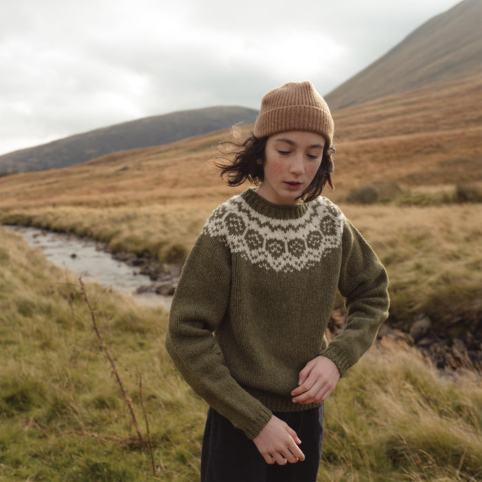 Norse Baby & Kids Sweater - Donegal Wool - Ivy