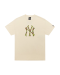 NY Yankees Space Camo Logo Tee