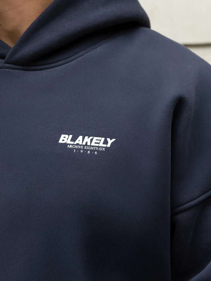 Odell Relaxed Hoodie - True Navy