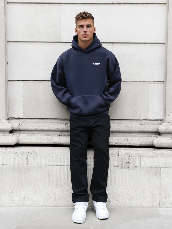 Odell Relaxed Hoodie - True Navy