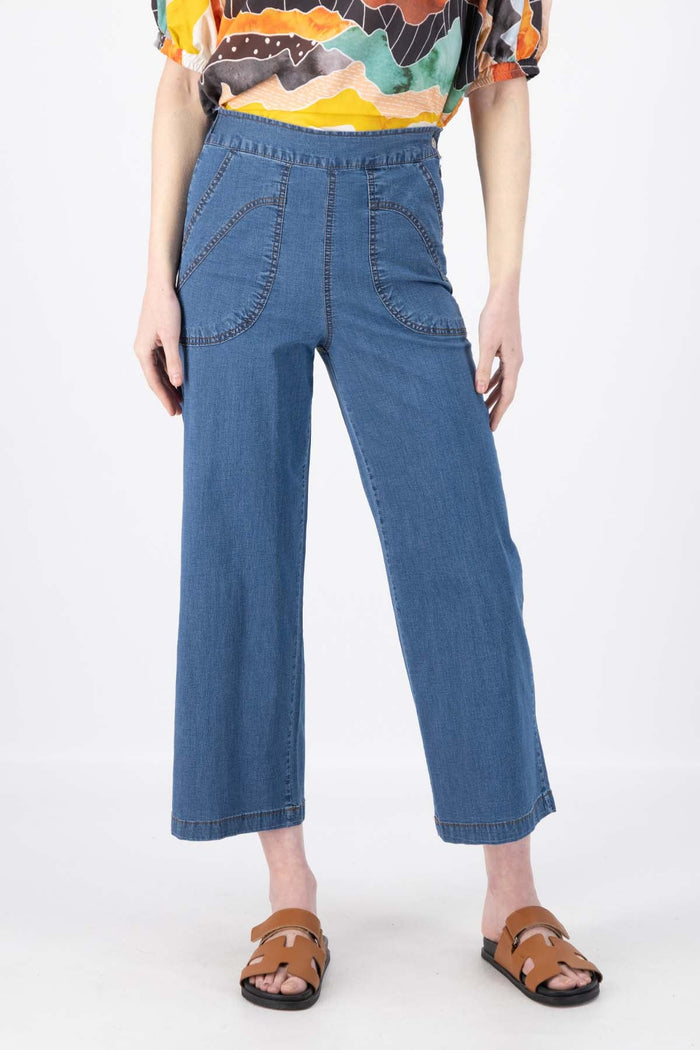 Olga de Polga - Peggy Ligera Pants - Light Wash / Summer Denim