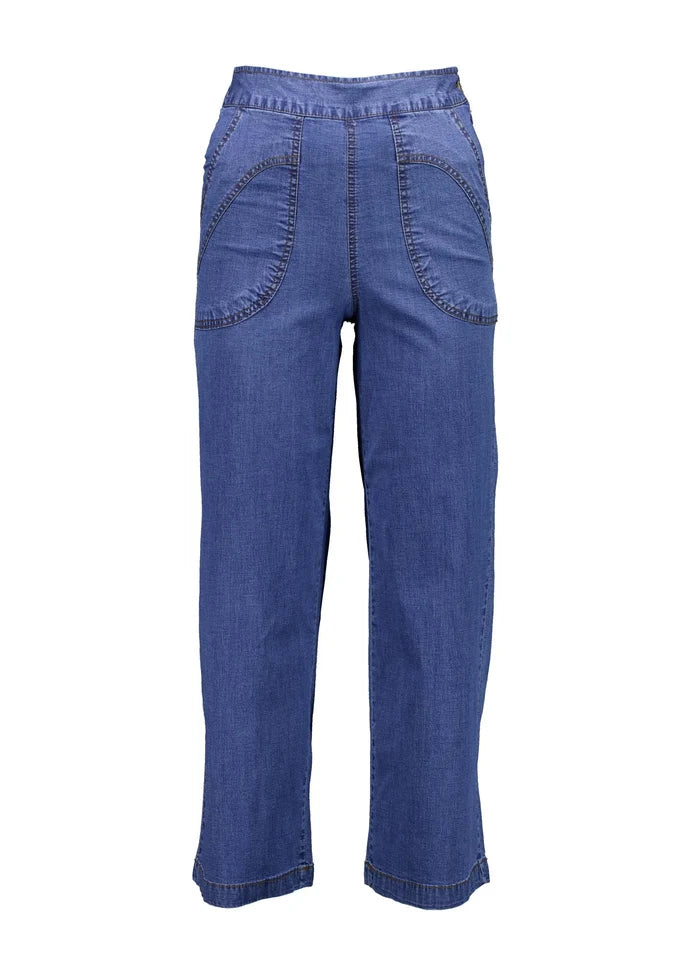 Olga De Polga - Peggy Ligera Pants Light Wash In Summer Denim