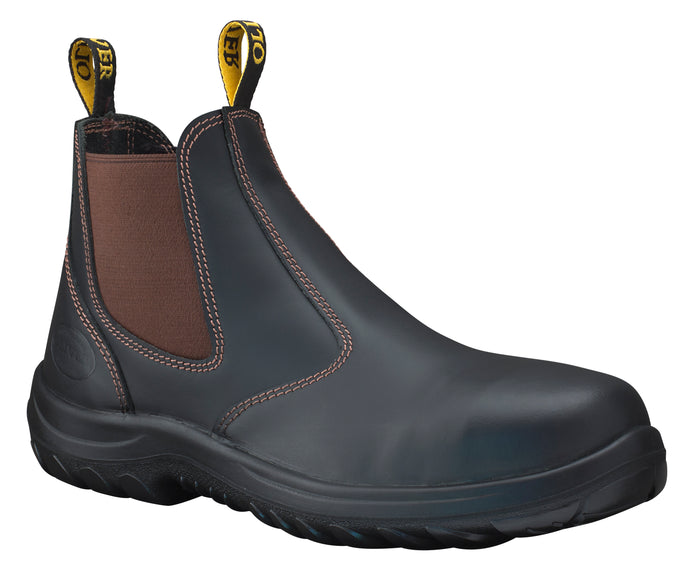 Oliver WB 34 Series Claret Elastic Sided Boot 34626