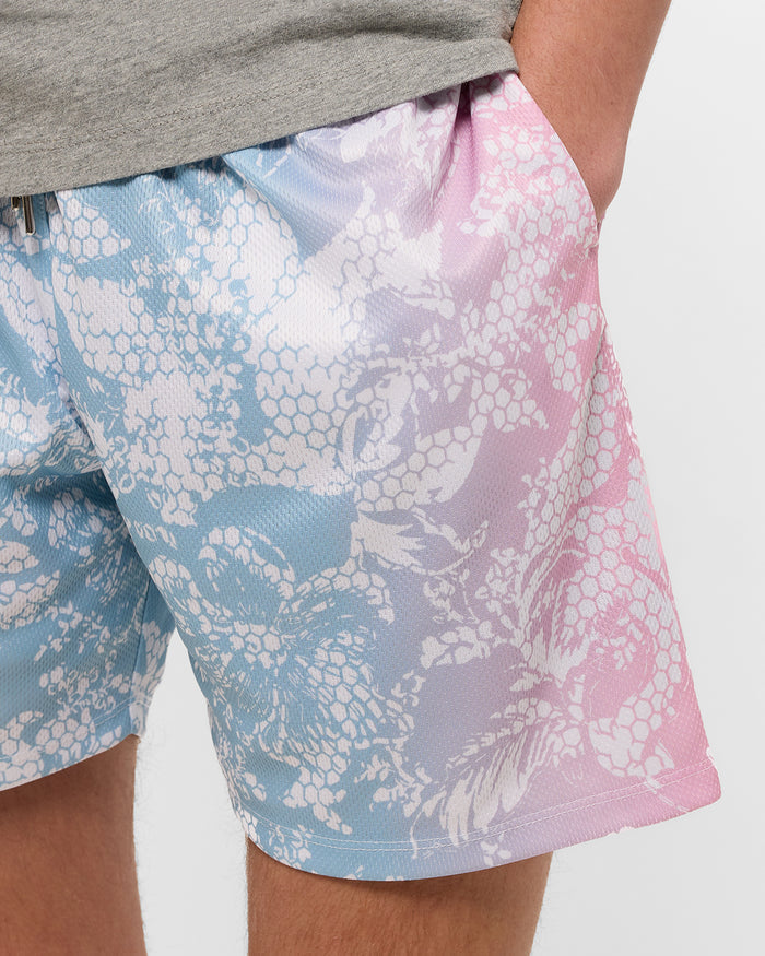 OMBRE HONEYCOMB SHORTS