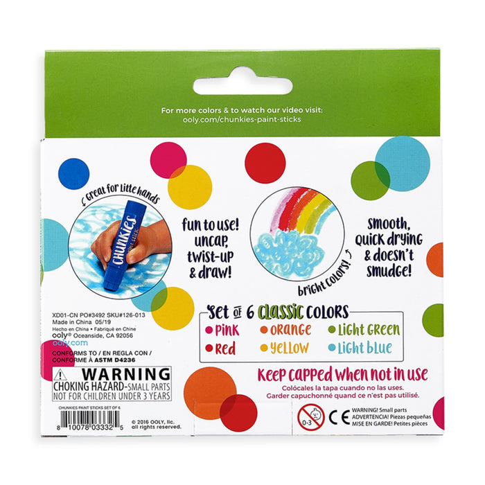 Ooly - Chunkies Paint Sticks - Classic