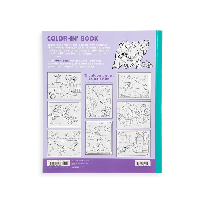 Ooly - Color-in' Book - Outrageous Ocean
