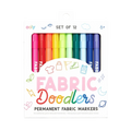 Ooly - Fabric Doodlers Markers - Set of 12