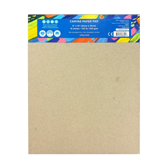 Ooly - Paintology Canvas Paper Pad