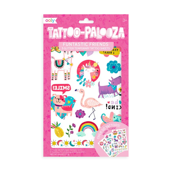 Ooly - Tattoo-Palooza Temporary Tattoos - Funtastic Friends