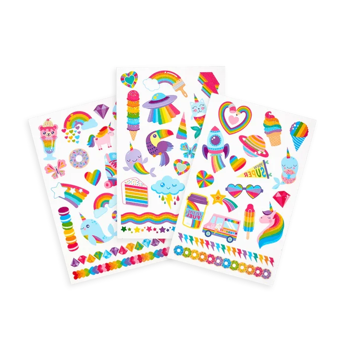 Ooly - Tattoo-Palooza Temporary Tattoos - Over the Rainbow