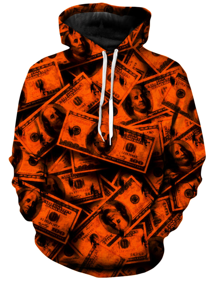 Orange Grunge Money Unisex Hoodie Big Tex Funkadelic Epic Hoodie