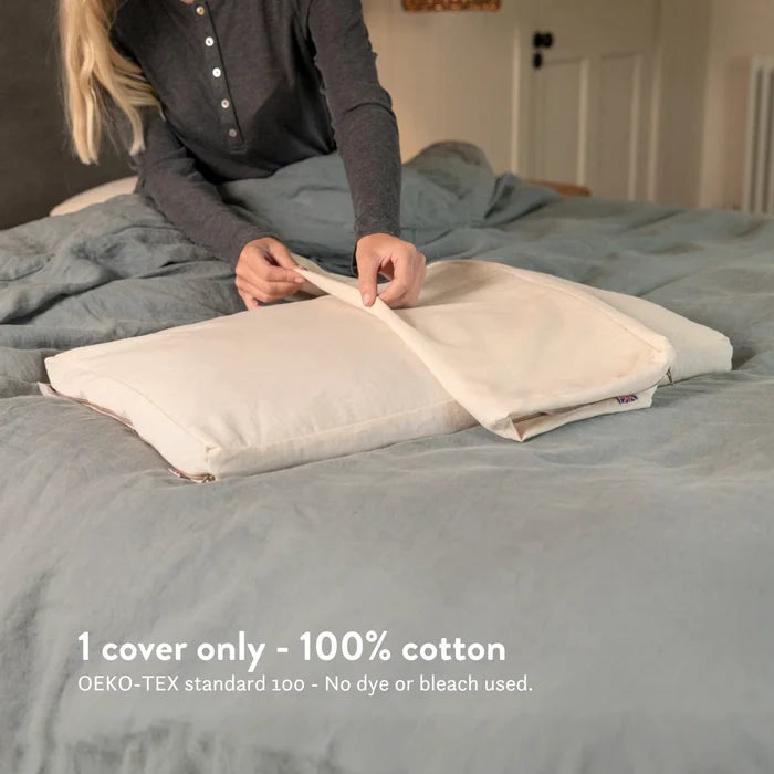 Local handmade pillow sustainable organic 100% cotton spare additional pillow cover