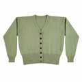 Organic Wool   | Cardigan-  Peppermint Green    | - Mojopanda Organic  Store