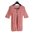 Organic Wool |  Cardigan | Dark Salmon - Mojopanda Organic  Store