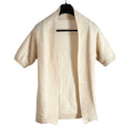 Organic Wool |  Cardigan  |  Ivory - Mojopanda Organic  Store