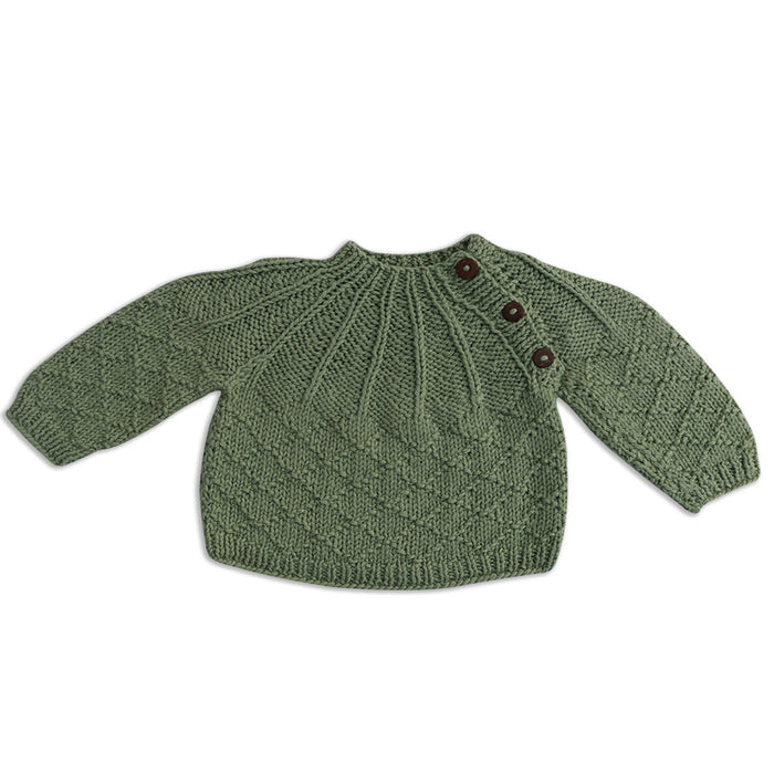 Organic Wool | Pullover | Mint Green - Mojopanda Organic  Store
