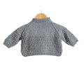 Organic Wool | Pullover | Ultimate Grey - 0-1 Months - Mojopanda Organic  Store
