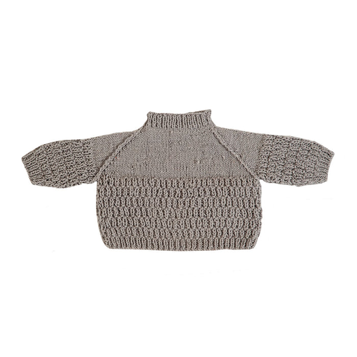 Organic Wool | Pullover | Ultimate Grey - 0-1 Months - Mojopanda Organic  Store