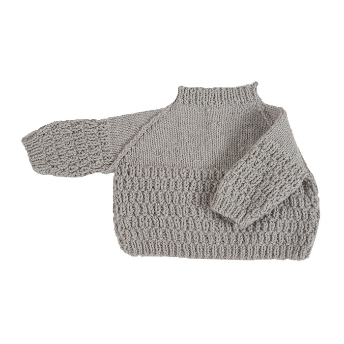 Organic Wool | Pullover | Ultimate Grey - 0-1 Months - Mojopanda Organic  Store