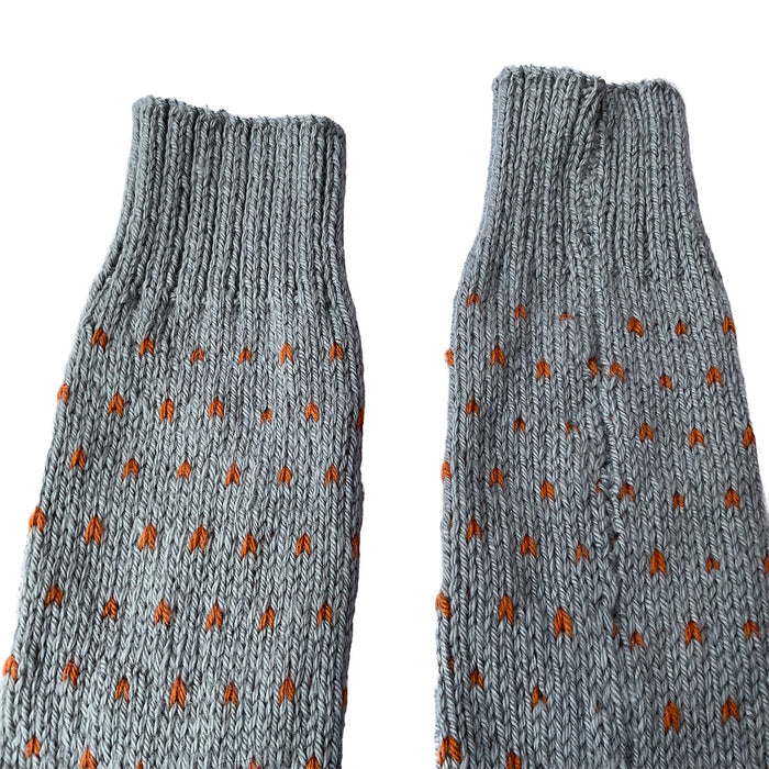 Organic Wool | Socks  For Men & Women | Ultimate Grey & Tomato Cream - Mojopanda Organic  Store