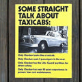 Original TAXICABS Showroom Brochure Folder 1981