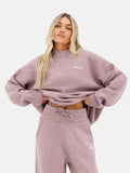Oversized Knitted Jumper - Dusty Pink