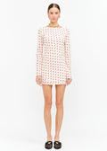 Palermo Polka Dot Mini Dress - Cream