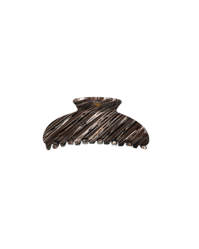 PALOMA HAIR CLAW BROWN STRIPE