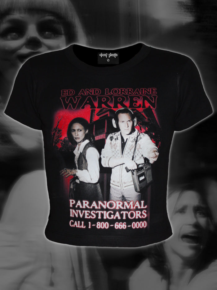 "paranormal investigators" baby tee