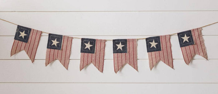 Patch American Flag Banner (Pk/08) Audrey's Home & Gift