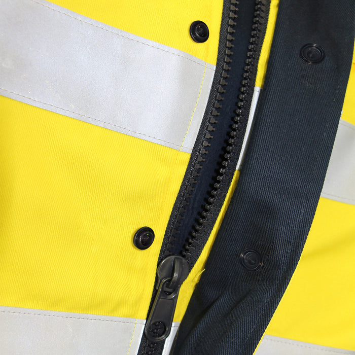 Patron Saint Flame Retardant Two Tone Drill Arc Rated Welder's Jacket With Loxy F/R Tape 3458