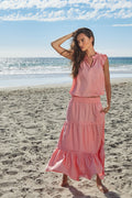 Pauline Coral Skirt - Bottoms - Velvet Heart Clothing