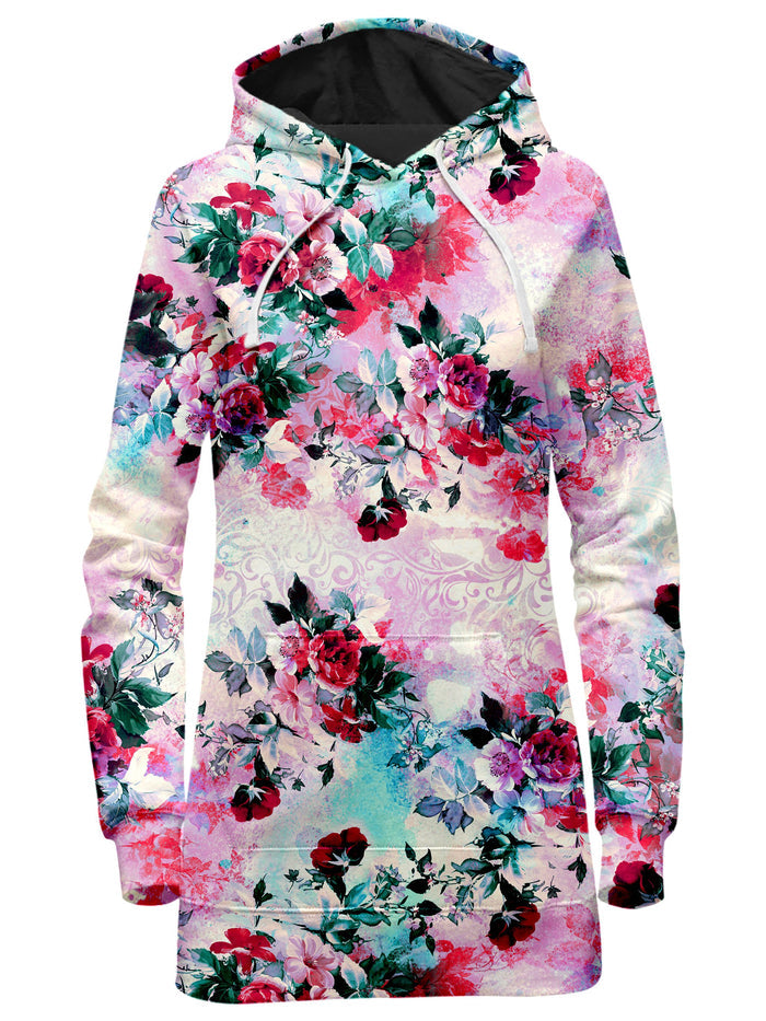 Pink Floral Hoodie Dress Riza Peker Epic Hoodie