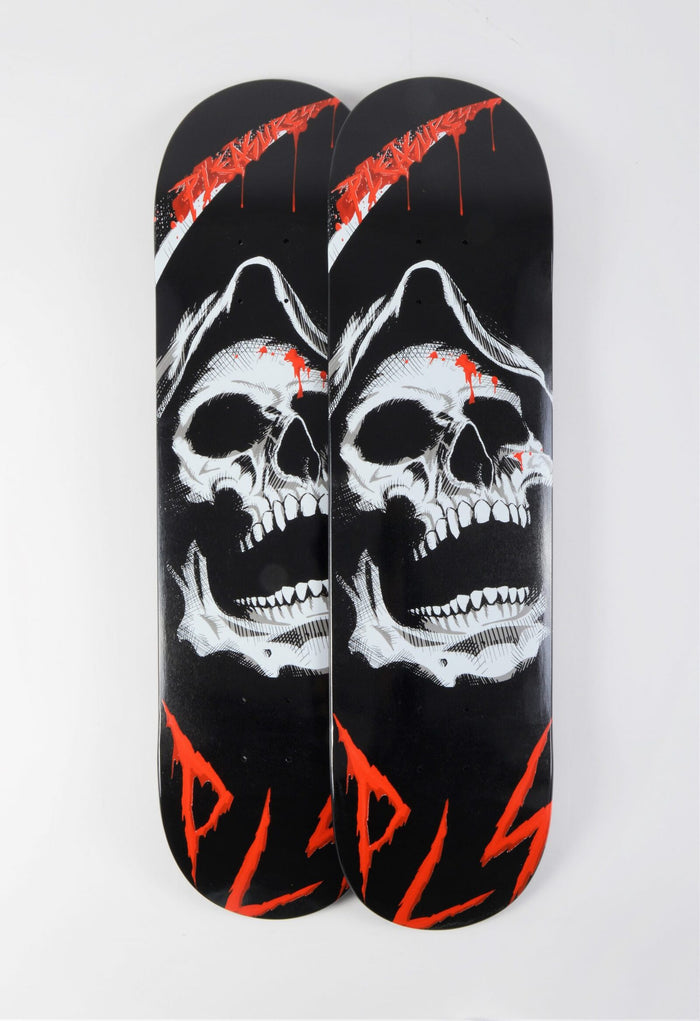 Pleasures Skateboards Black Death Deck