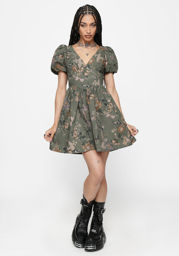 Poison Eden Cotton Mini Dress
