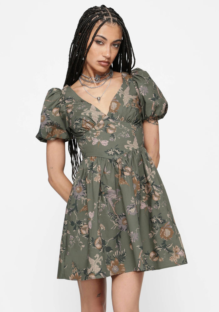Poison Eden Cotton Mini Dress