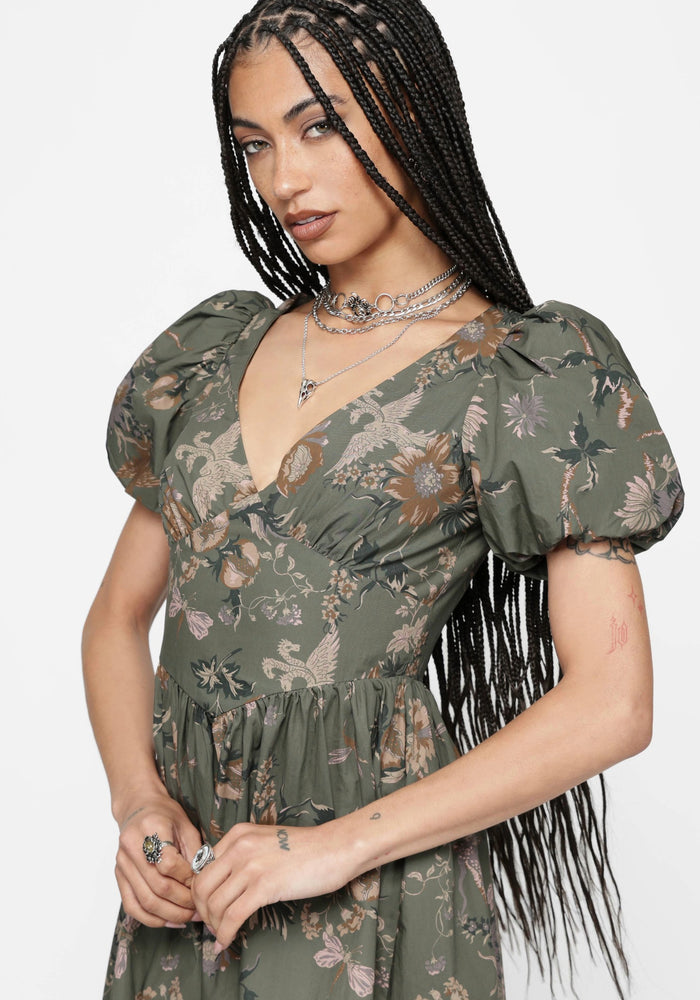 Poison Eden Cotton Mini Dress