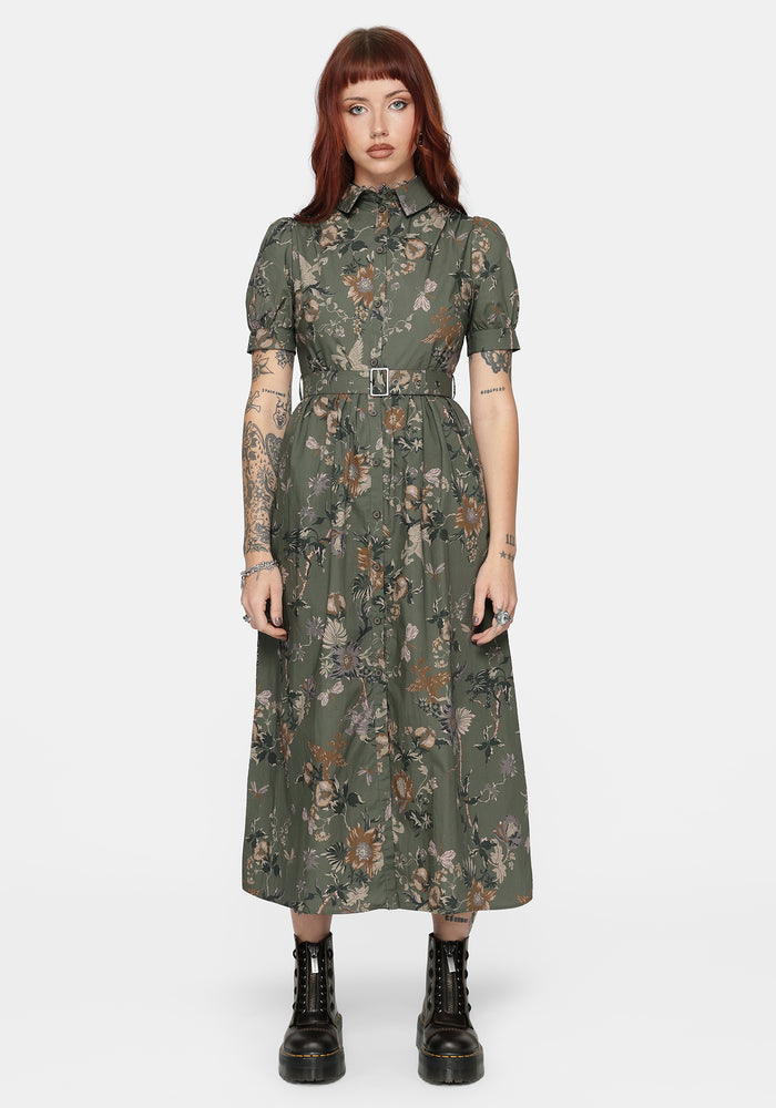 Poison Eden Midaxi Shirt Dress