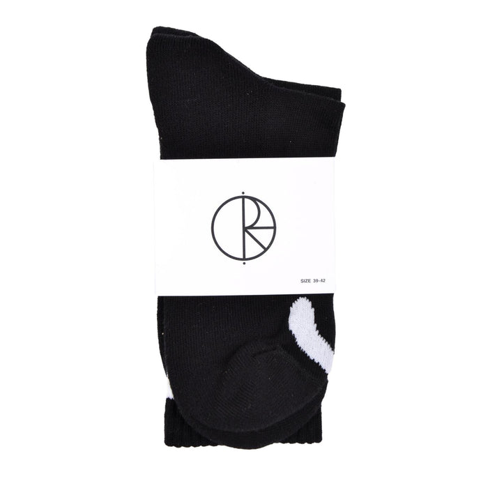 POLAR CALZE HAPPY SAD BLACK WHITE 39/42