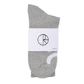 POLAR HAPPY SAD GREY SOCKS