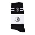 POLAR SOCKS STROKE LOGO BLACK WHITE