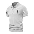Slim Fit Off-White Polo Shirt Dubai Style