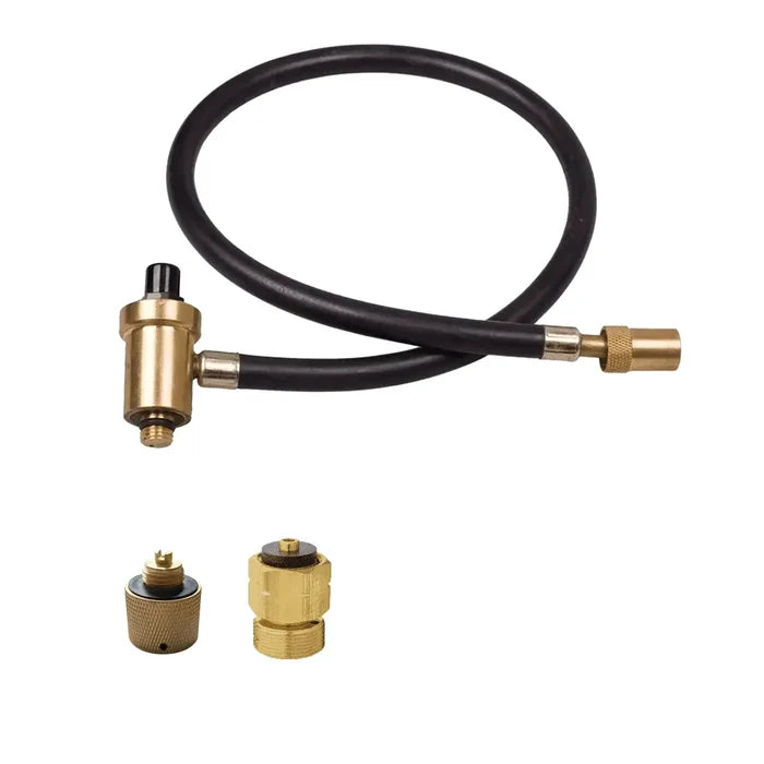 Primus Atle regulator and M14 hose with the M16 and Din Combi adaptors