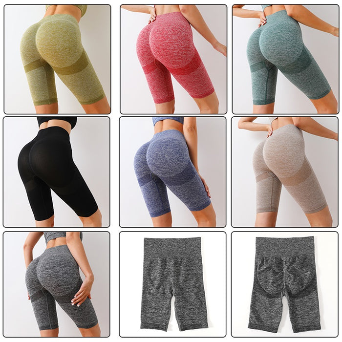 Push-Up Scrunch Butt Lift High Waist Leggings Seamless Yoga Set