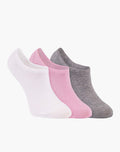 Pussyfoot - 3pk Footlet Socks - White | Pink | Black