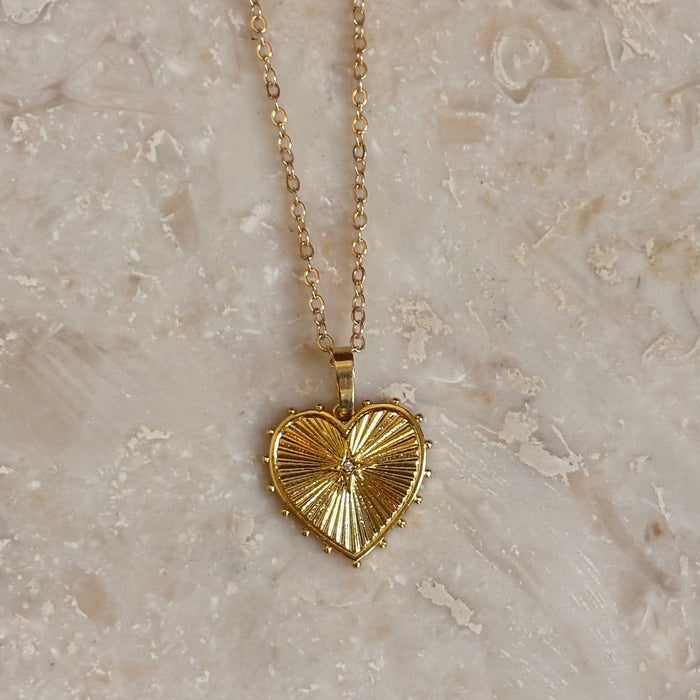 Radiant Heart Necklace Little Bird Charleson LLC Necklace