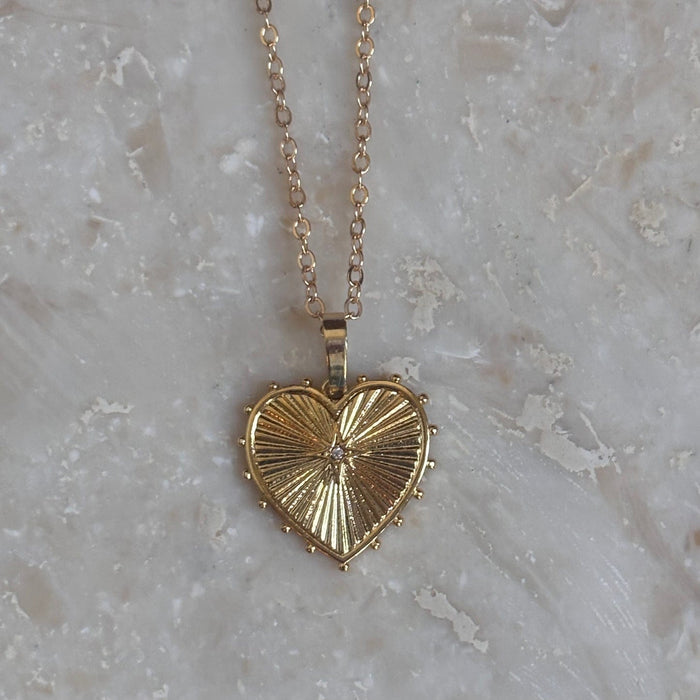 Radiant Heart Necklace Little Bird Charleson LLC Necklace