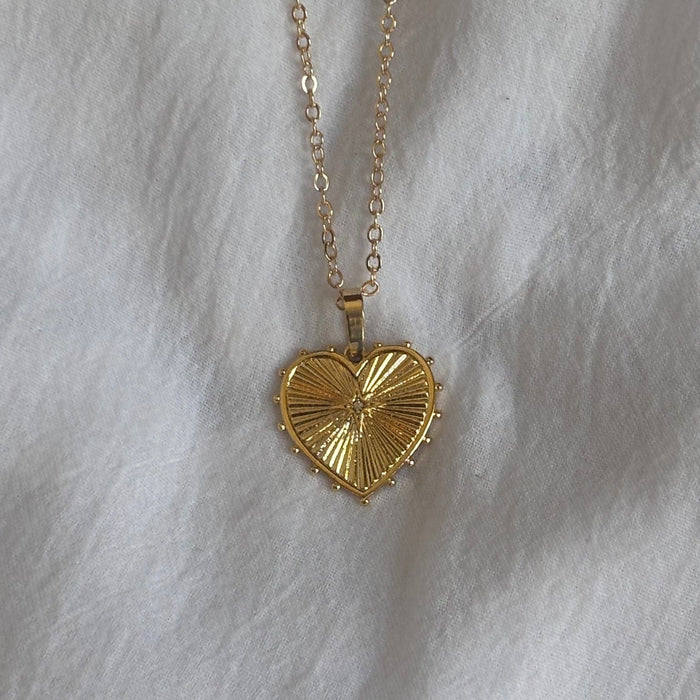 Radiant Heart Necklace Little Bird Charleson LLC Necklace